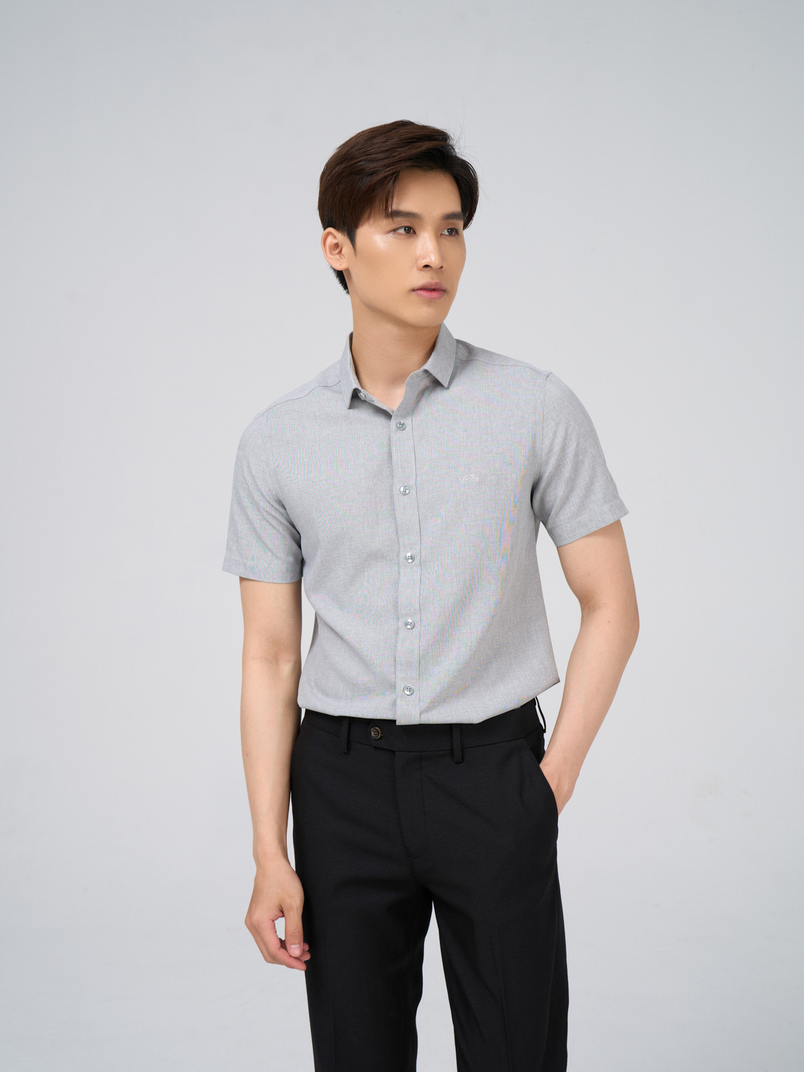 Áo Sơ Mi Nam Ngắn Tay Nhập Khẩu Hàn Quốc Áo Công Sở Nam Cộc tay Chất Lụa Cao Cấp Màu Trắng Đen Lazadavn #9 Áo Sơ Mi Nam Ngắn Tay Nhập Khẩu Hàn Quốc Áo Công Sở Nam Cộc tay Chất Lụa Cao Cấp Màu Trắng Đen Lazadavn